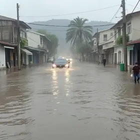chuva forte em Palhoça