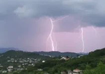 Palhoça deve ter um dia com trovões e raios nesta quinta-feira