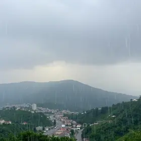 Palhoça chuva e temperaturas