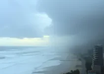 alerta amarelo para tempestade