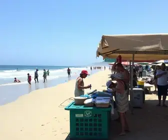 cadastro de ambulantes nas praias de Palhoça